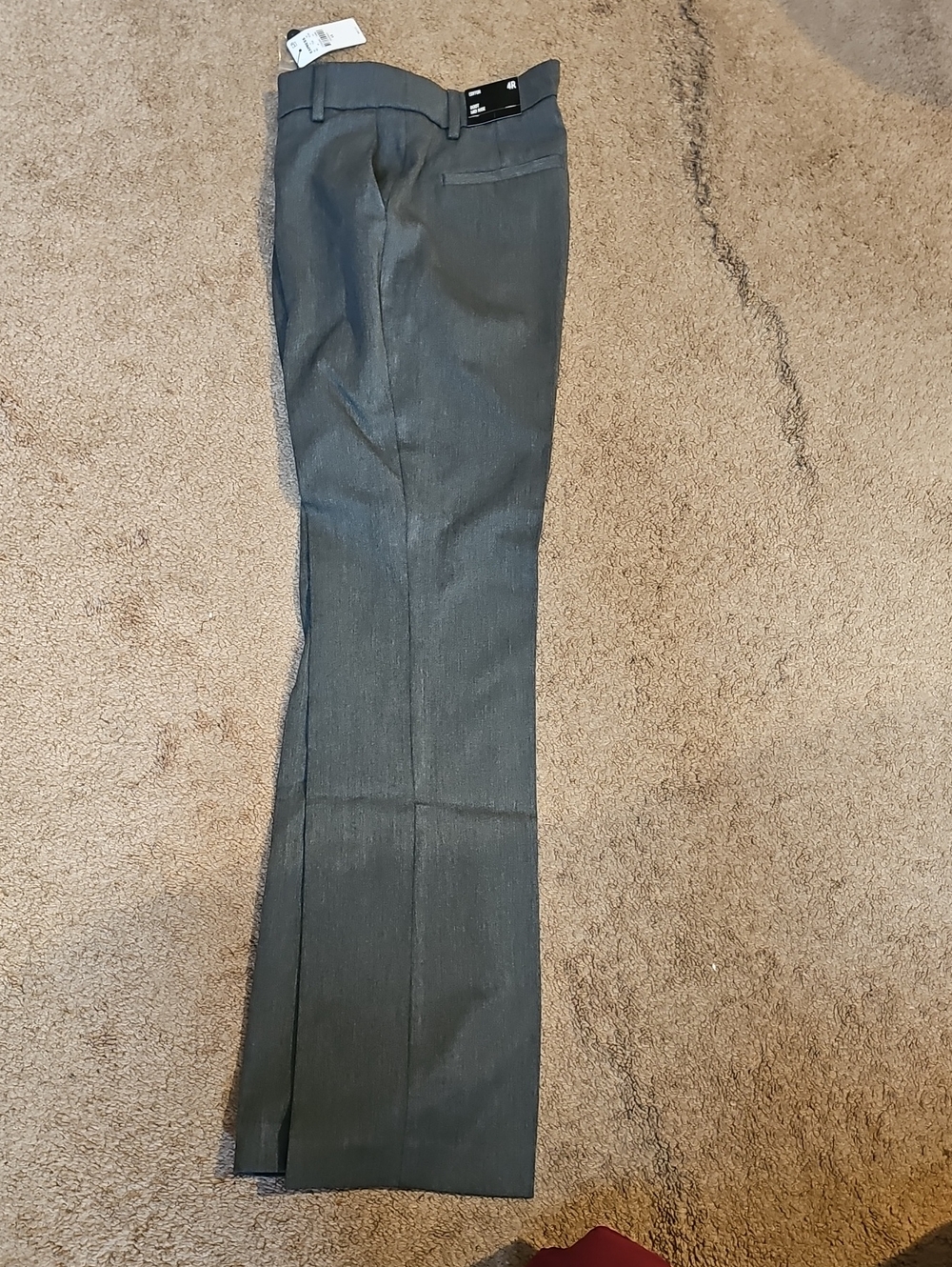 NEW Express women's Charcoal Dress Pants..editor Boot Mid Rise .size 4R